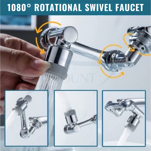 1080 Degree Rotating Swivel Faucet - (FREE Delivery)