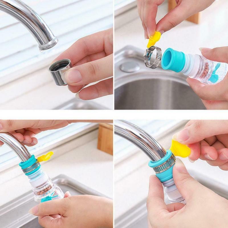 360 Degree Rotational Clip Faucet