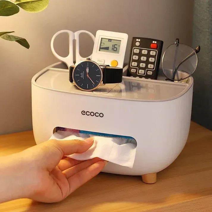 Ecoco Tissue Box With Multifunctional Holder - (IMPORTED)