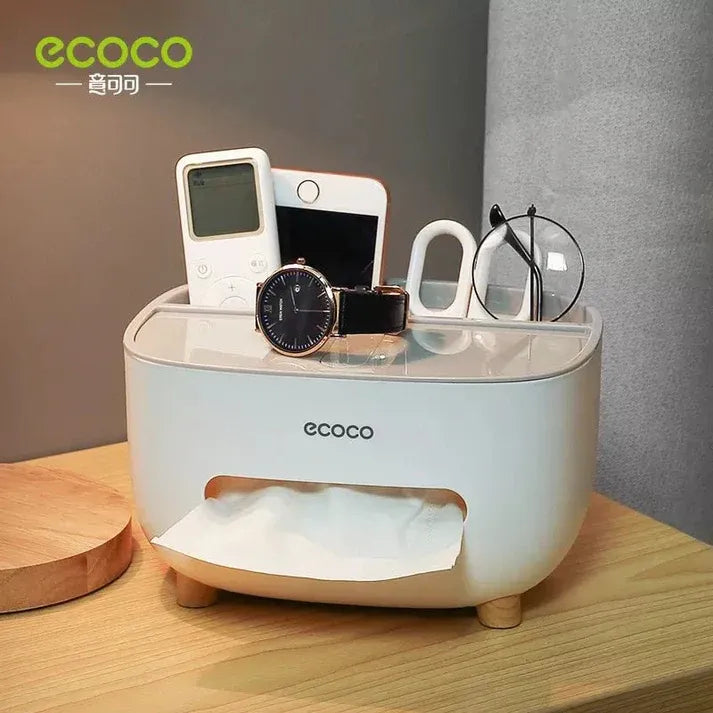 Ecoco Tissue Box With Multifunctional Holder - (IMPORTED)
