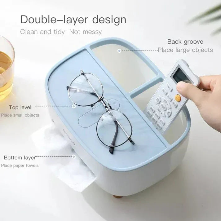 Ecoco Tissue Box With Multifunctional Holder - (IMPORTED)
