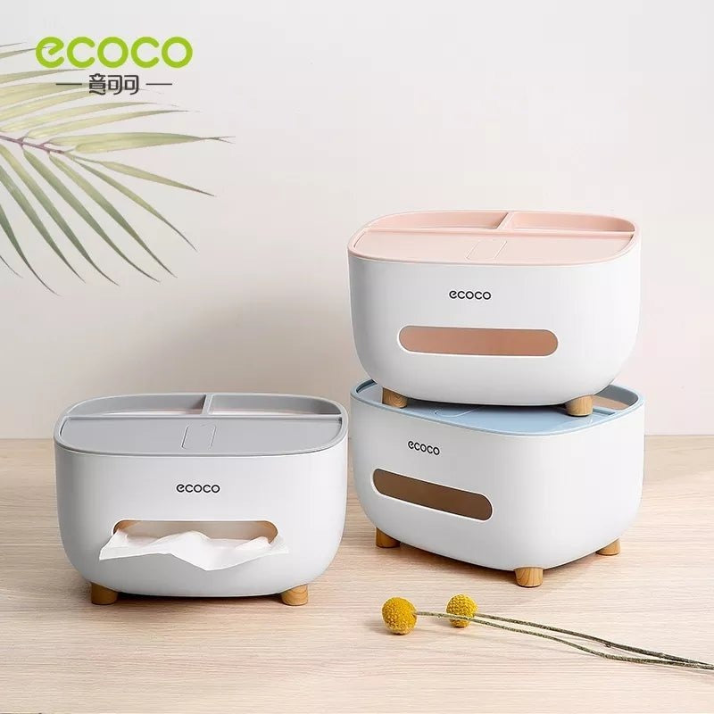 Ecoco Tissue Box With Multifunctional Holder - (IMPORTED)