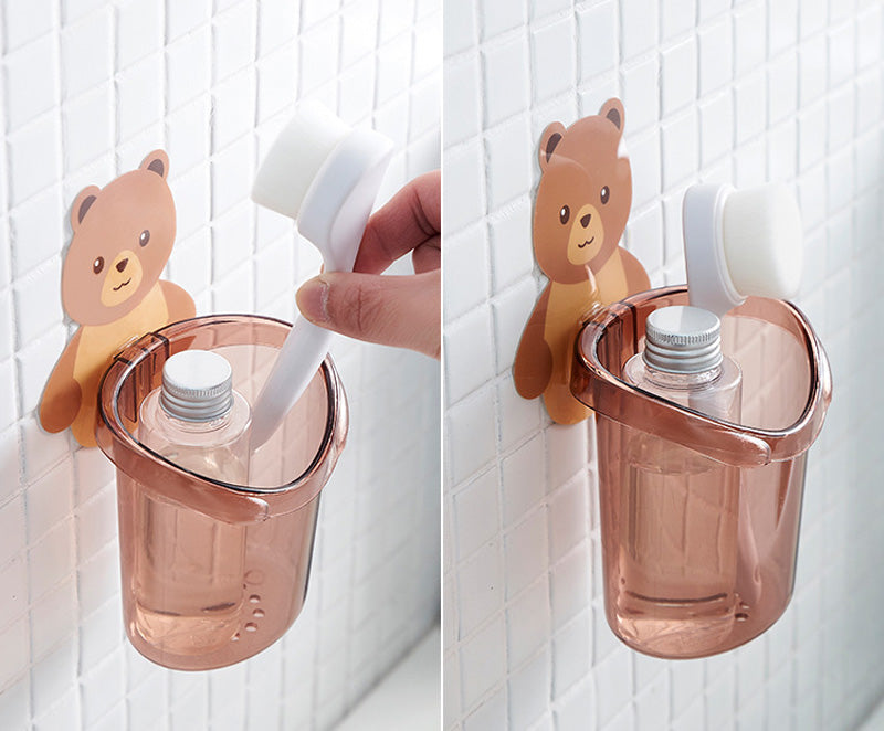 Bear Wall Mounted Toothbrush Holder