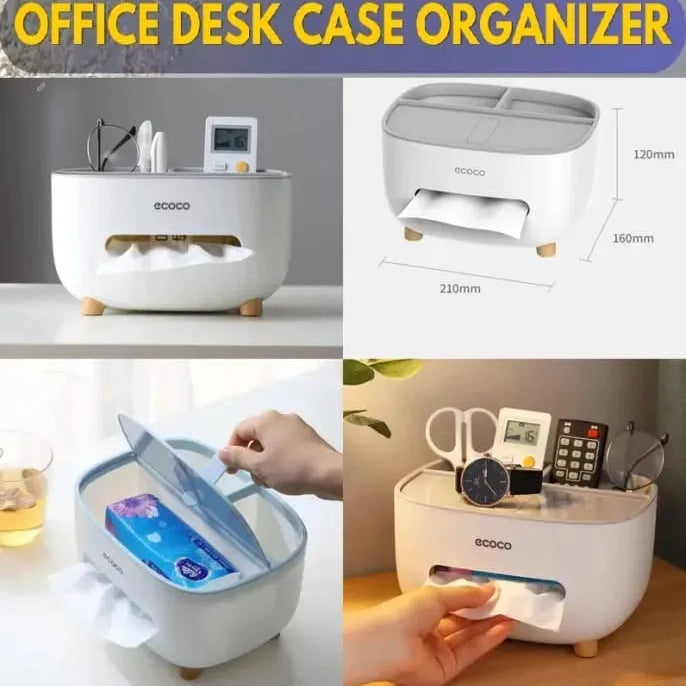 Ecoco Tissue Box With Multifunctional Holder - (IMPORTED)