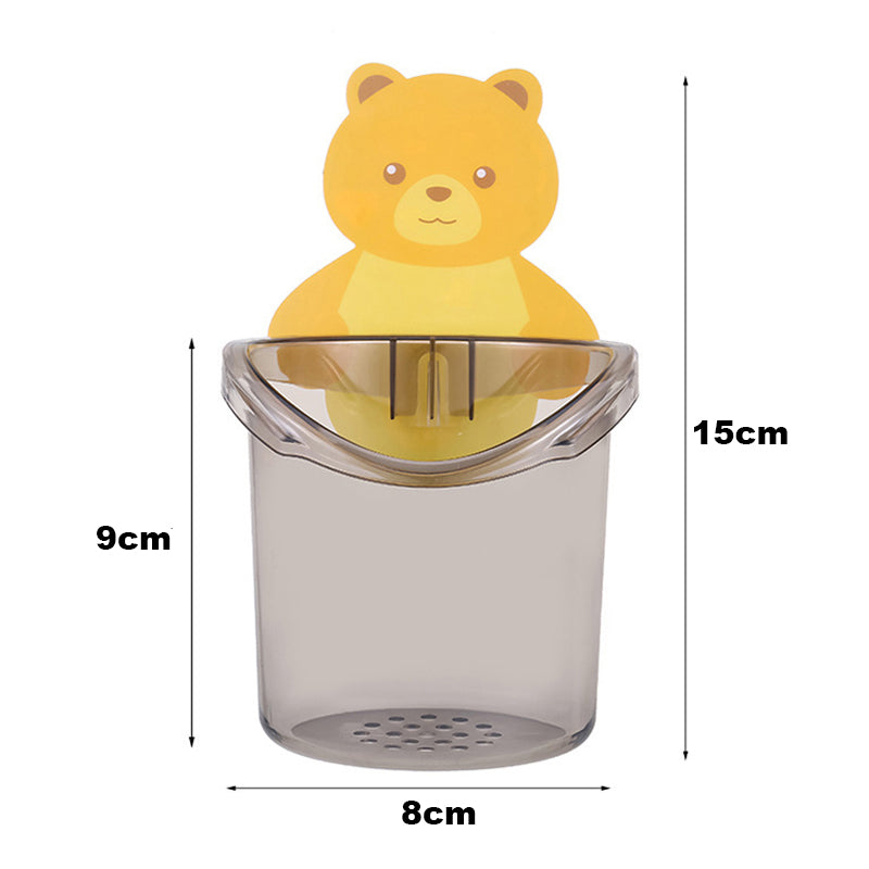 Bear Wall Mounted Toothbrush Holder